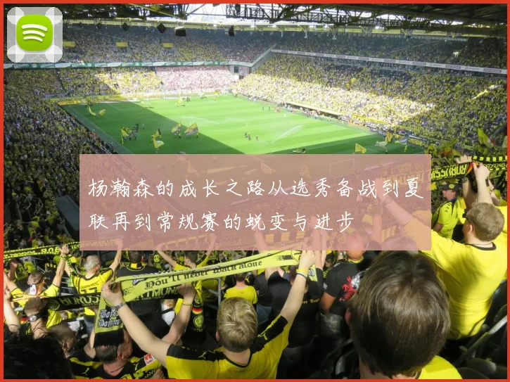 杨瀚森的成长之路从选秀备战到夏联再到常规赛的蜕变与进步